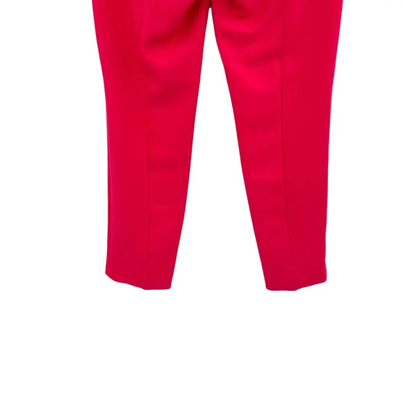 J. Crew Cameron Slim Cropped Pant in Four-Season Stretch Bright Rose Pink Size 4 - Picture 9 of 14